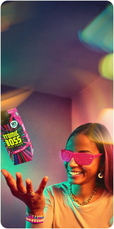 Atomic Boss Hero Background